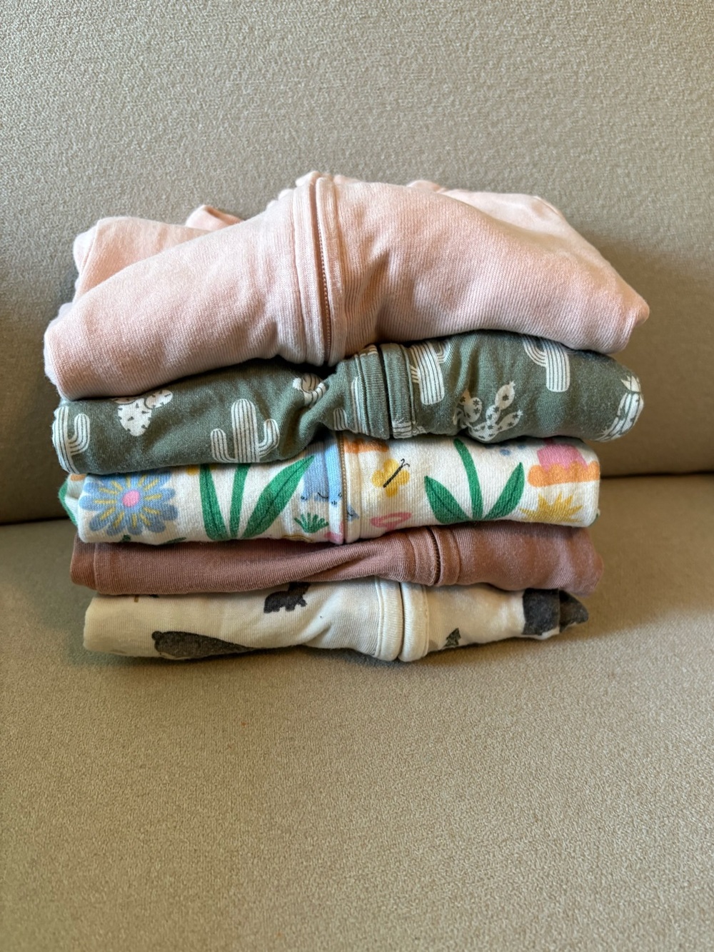 Bundle of Baby Girl Sleepers